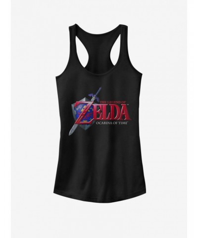 Nintendo The Legend Of Zelda Ocarina Of Time Girls Tank $7.84 Tanks