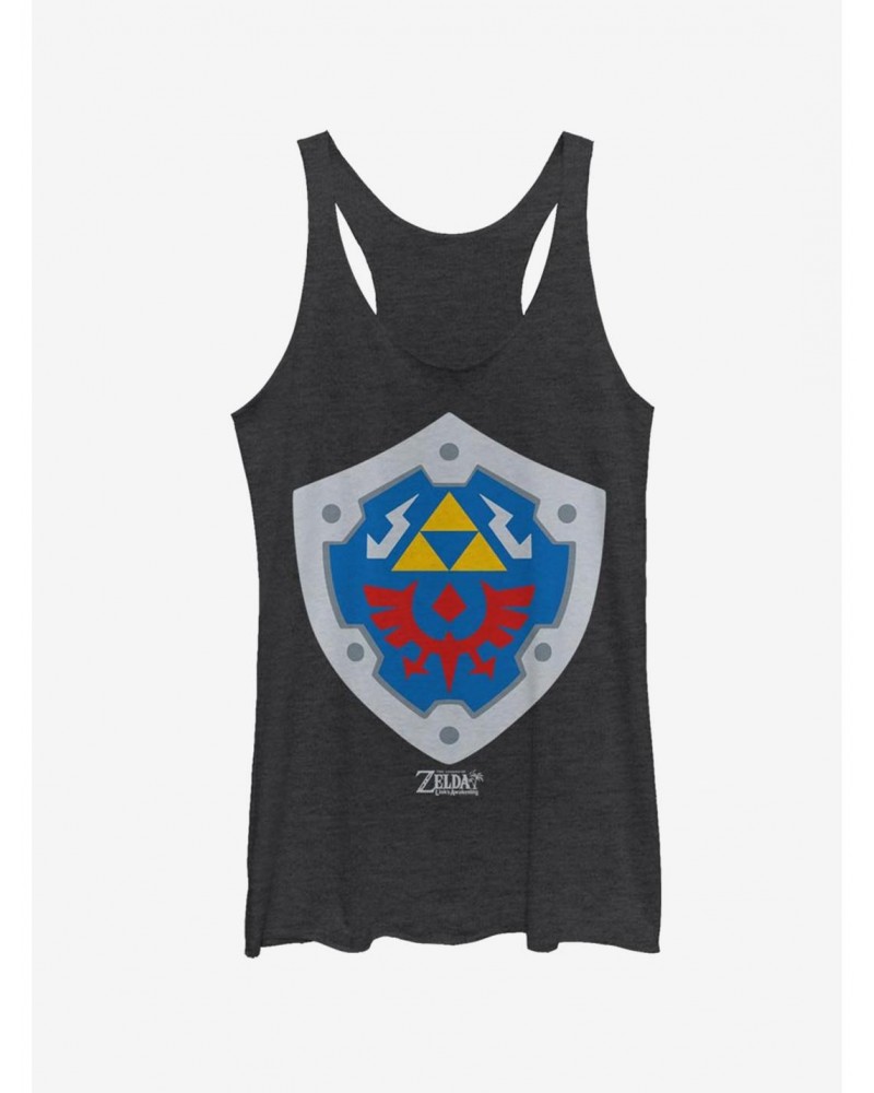 Nintendo The Legend of Zelda: Link's Awakening Hylian Shield Girls Tank $7.98 Tanks