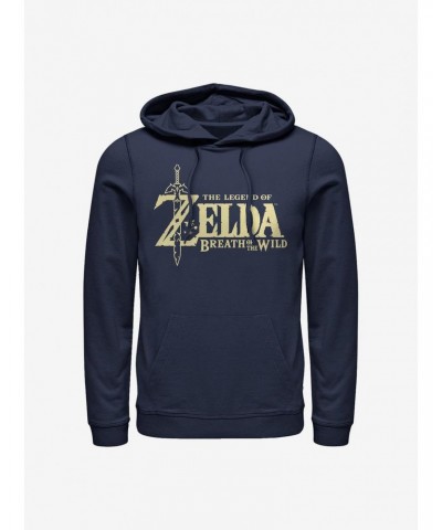 Nintendo Zelda Breath Of The Wild Logo Hoodie $12.57 Hoodies