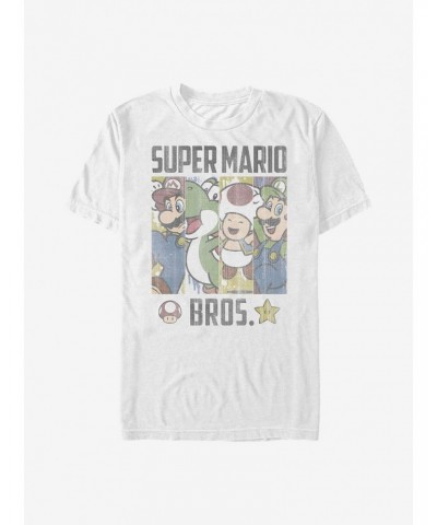 Nintendo Mario Retro Bros T-Shirt $7.03 T-Shirts