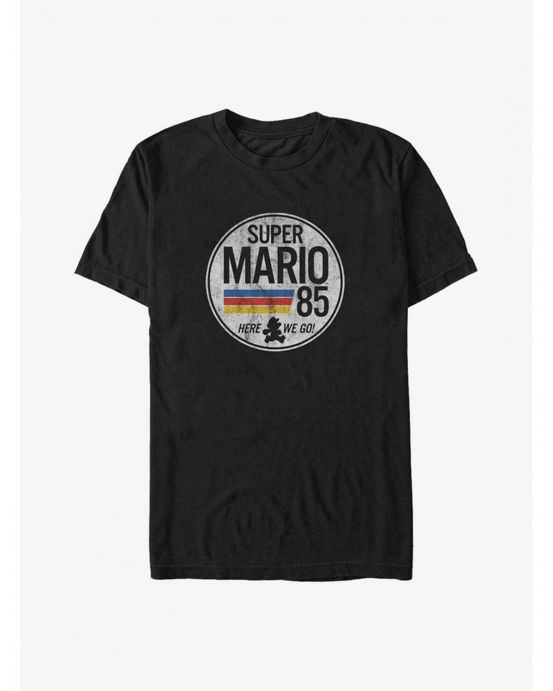 Mario '85 Here We Go Big & Tall T-Shirt $6.70 T-Shirts