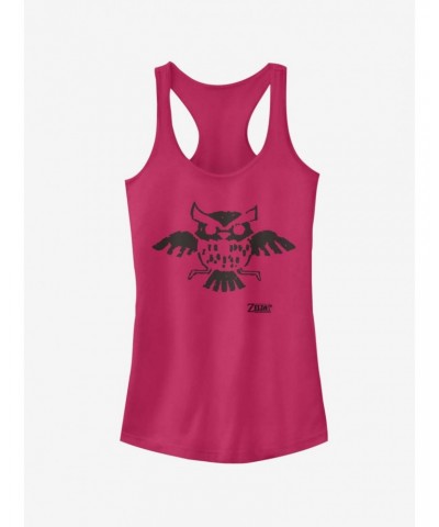 Nintendo The Legend of Zelda: Link's Awakening Owl Glyph Girls Tank $8.54 Tanks