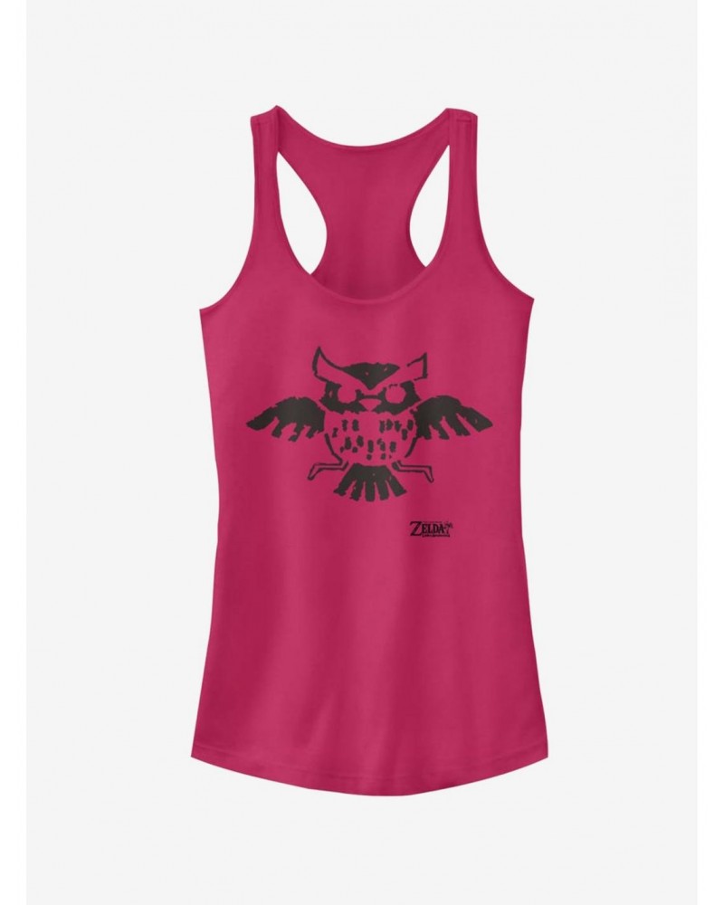 Nintendo The Legend of Zelda: Link's Awakening Owl Glyph Girls Tank $8.54 Tanks