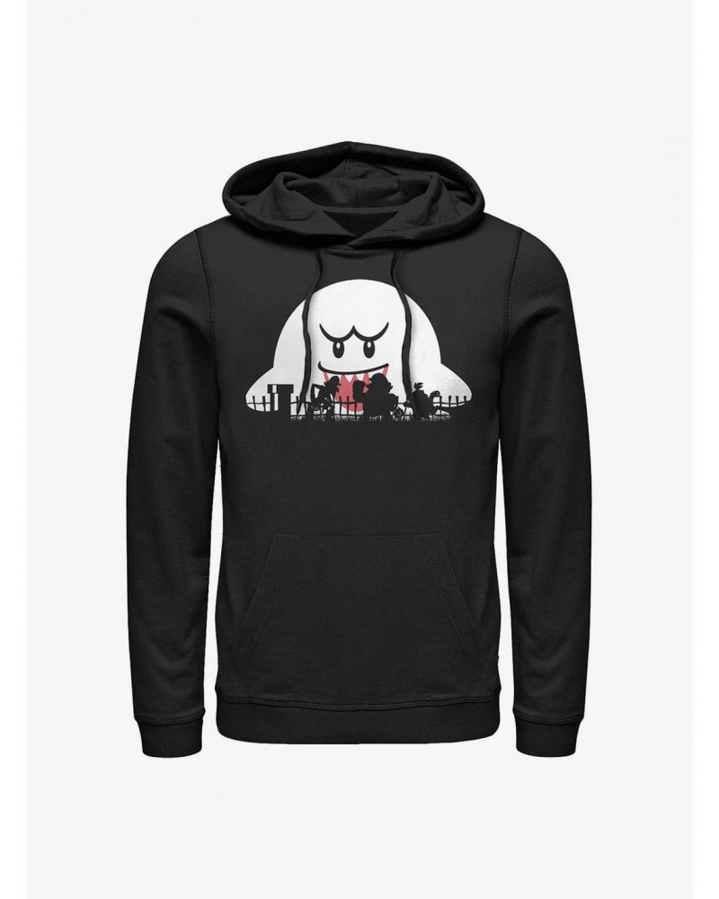 Nintendo Mario Halloween Silhouettes Hoodie $11.31 Hoodies