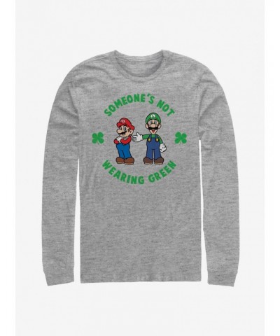 Nintendo Mario Wear Green Long-Sleeve T-Shirt $10.36 T-Shirts