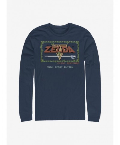 The Legend Of Zelda Pixelated Long-Sleeve T-Shirt $10.36 T-Shirts