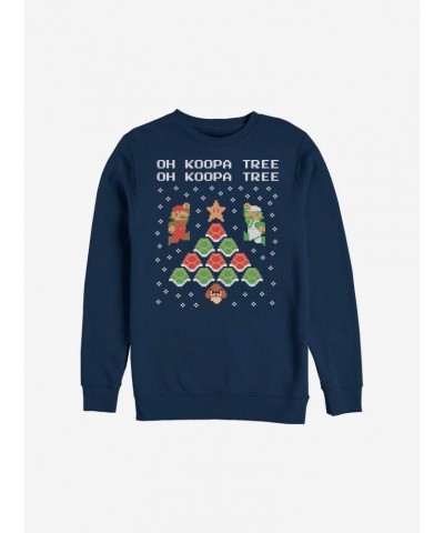 Super Mario Koopa Tree Holiday Sweatshirt $12.14 Sweatshirts