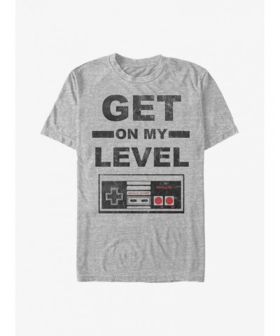 Nintendo Get On My Level T-Shirt $6.69 T-Shirts