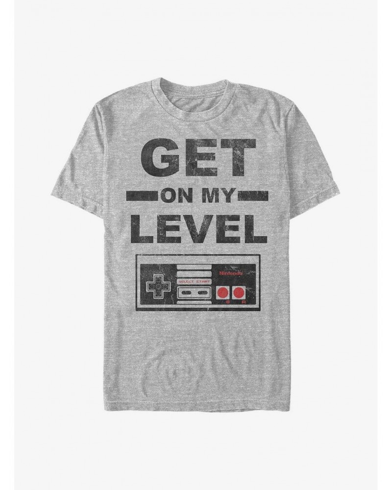 Nintendo Get On My Level T-Shirt $6.69 T-Shirts