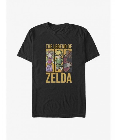 The Legend of Zelda Chibi Zelda, Link, and Ganondorf Big & Tall T-Shirt $9.21 T-Shirts