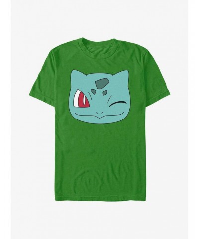 Pokemon Bulbasaur Face T-Shirt $5.69 T-Shirts