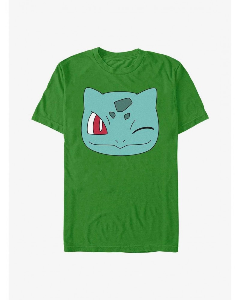 Pokemon Bulbasaur Face T-Shirt $5.69 T-Shirts