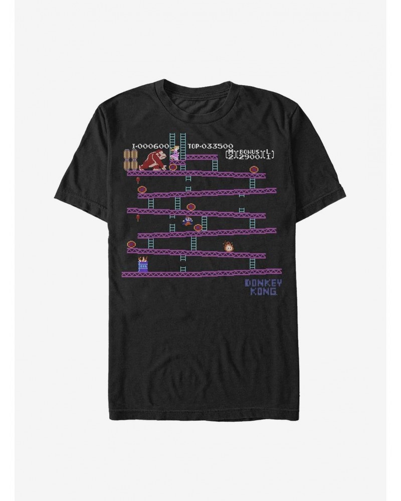 Nintendo Donkey Kong Dk Pixels T-Shirt $5.86 T-Shirts