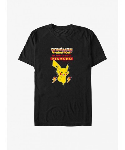 Pokemon Pikachu Ready To Battle Big & Tall T-Shirt $6.70 T-Shirts