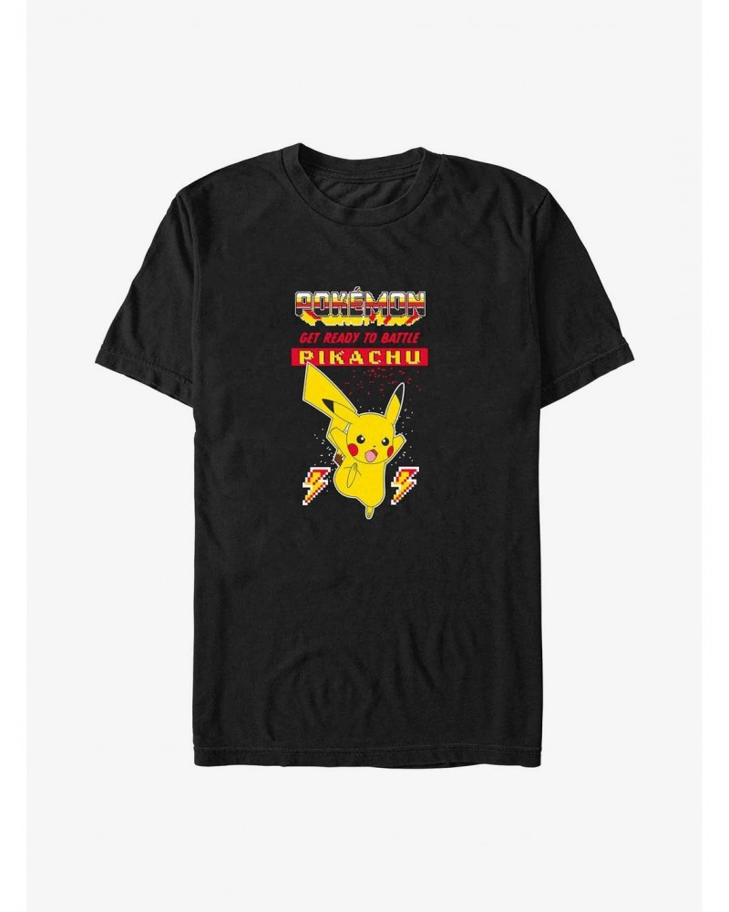 Pokemon Pikachu Ready To Battle Big & Tall T-Shirt $6.70 T-Shirts