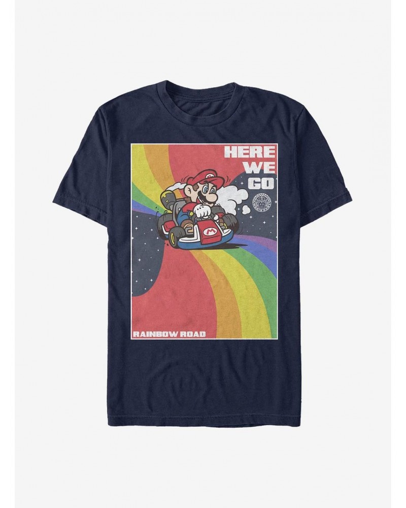 Nintendo Mario Here We Go T-Shirt $5.19 T-Shirts