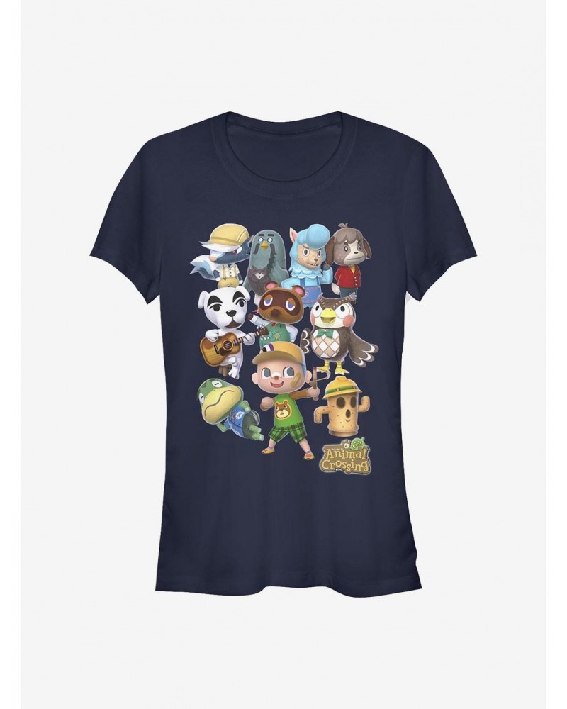 Nintendo Animal Crossing Welcome Girls T-Shirt $5.93 T-Shirts