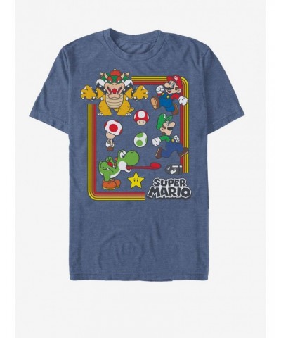 Nintendo Super Mario Rainbow Frame T-Shirt $6.19 T-Shirts