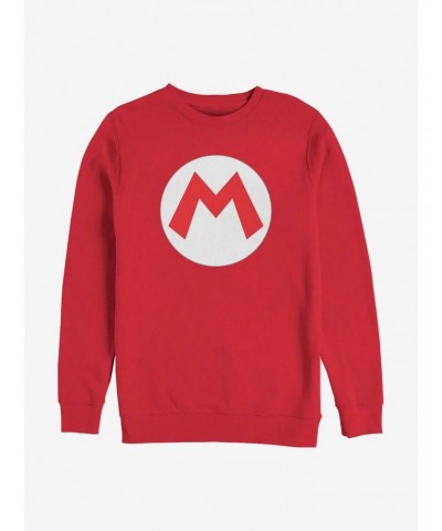 Nintendo Mario Icon Crew Sweatshirt $11.62 Sweatshirts