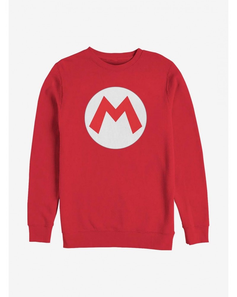 Nintendo Mario Icon Crew Sweatshirt $11.62 Sweatshirts