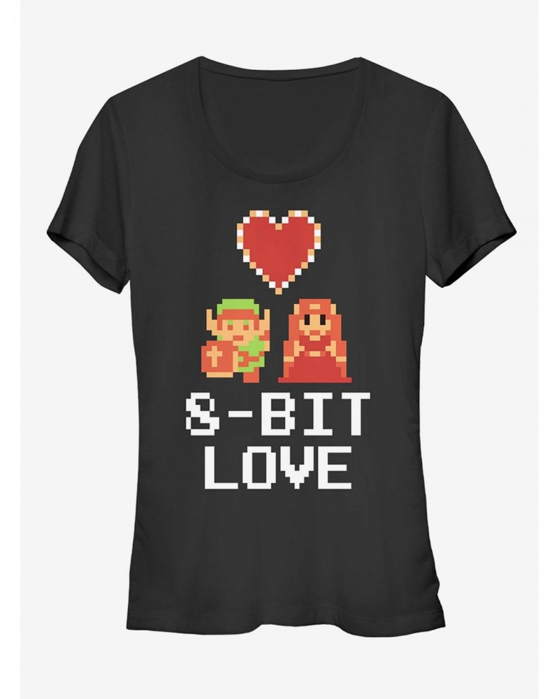 Nintendo Legend of Zelda 8-Bit Love Girls T-Shirt $5.58 T-Shirts