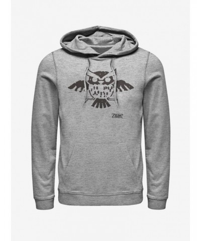 Nintendo The Legend of Zelda: Link's Awakening Owl Glyph Hoodie $9.74 Hoodies