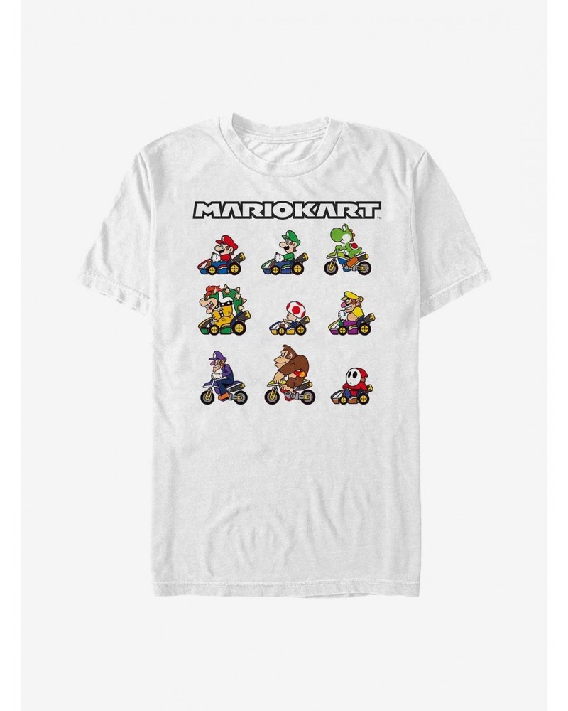 Nintendo Mario Team Line Up T-Shirt $6.19 T-Shirts