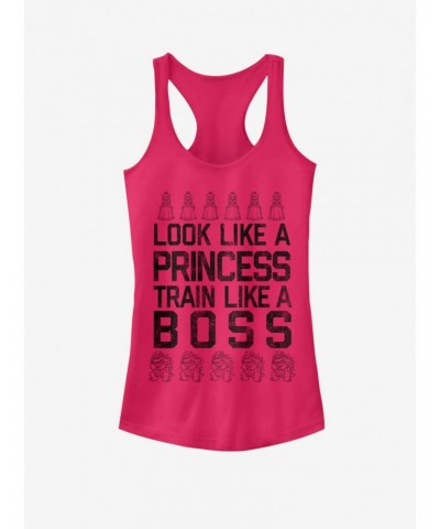 Nintendo Look Like A Princess Train Like A Boss Girls Tank $8.54 Tanks