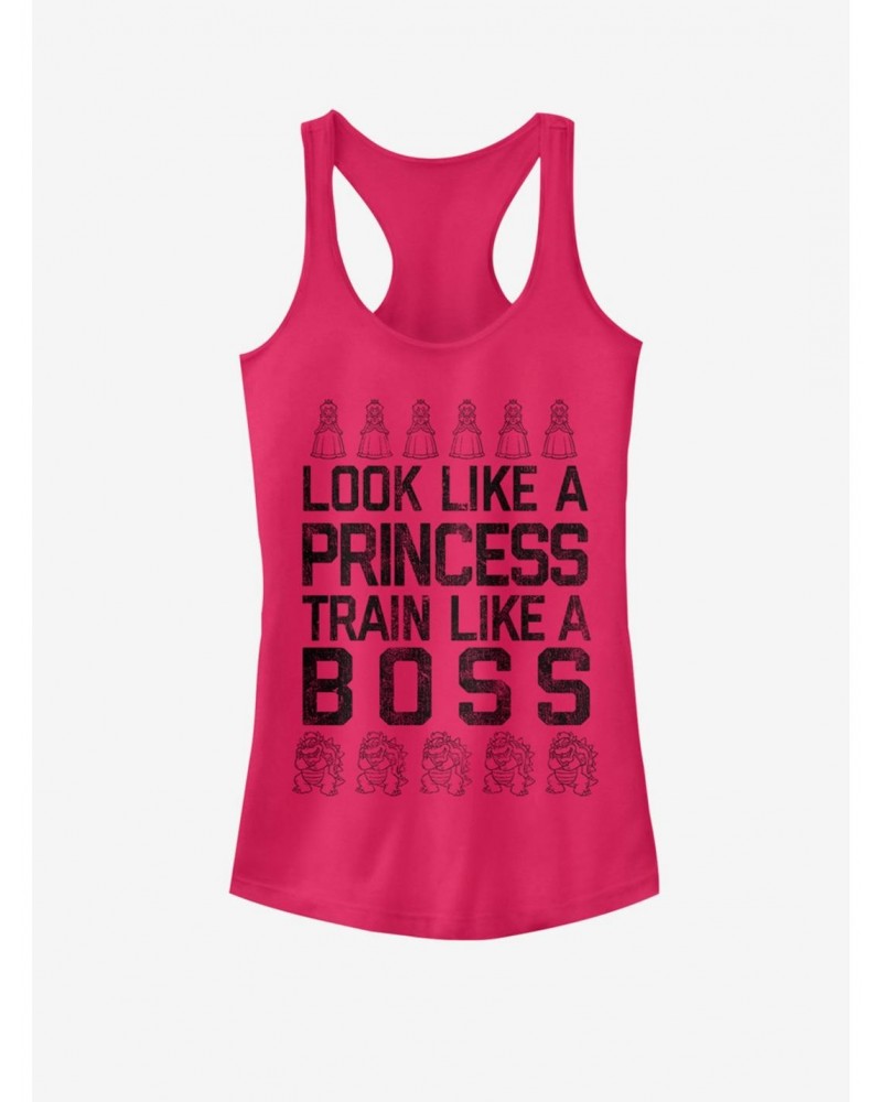 Nintendo Look Like A Princess Train Like A Boss Girls Tank $8.54 Tanks