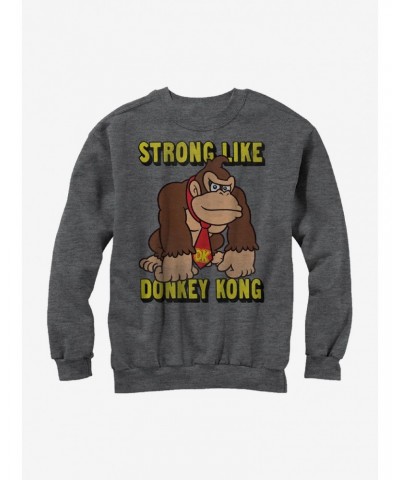 Nintendo Strong Like Donkey Kong Sweatshirt $10.59 Sweatshirts