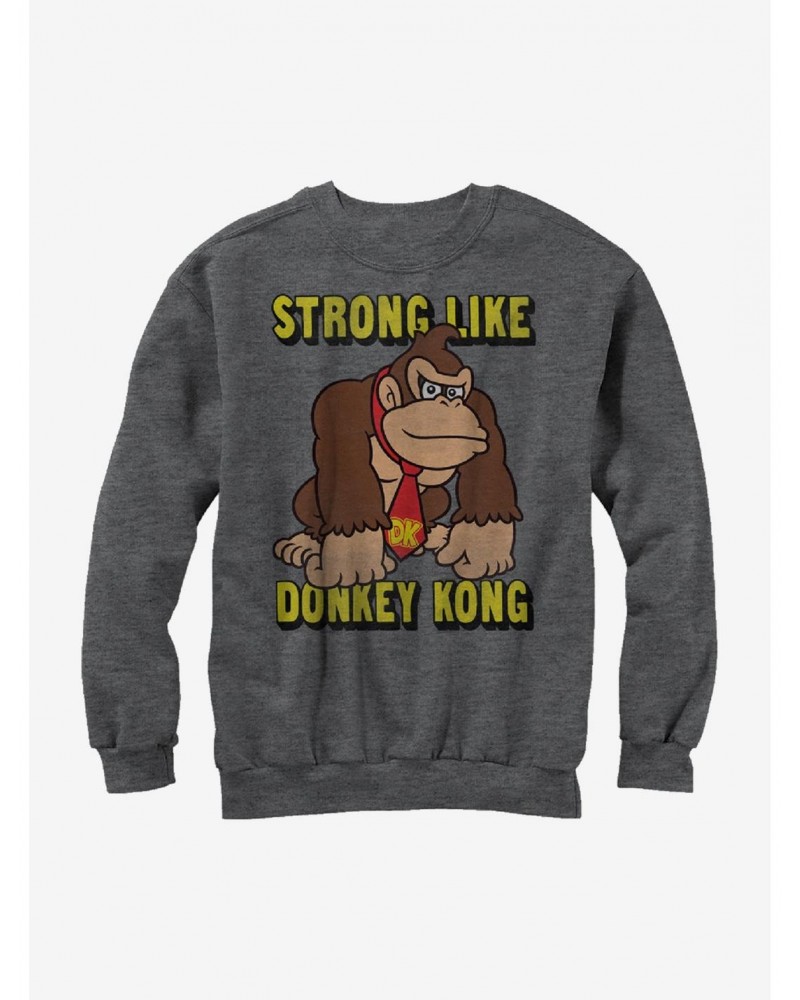 Nintendo Strong Like Donkey Kong Sweatshirt $10.59 Sweatshirts