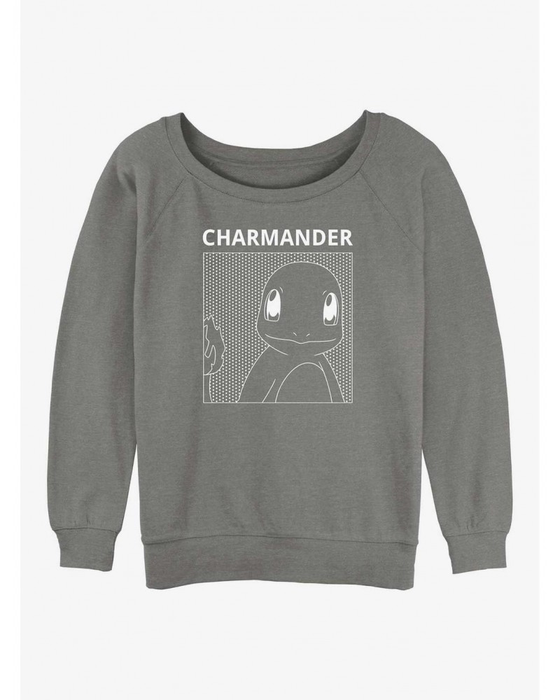 Pokemon Charmander Girls Slouchy Sweatshirt $12.14 Sweatshirts