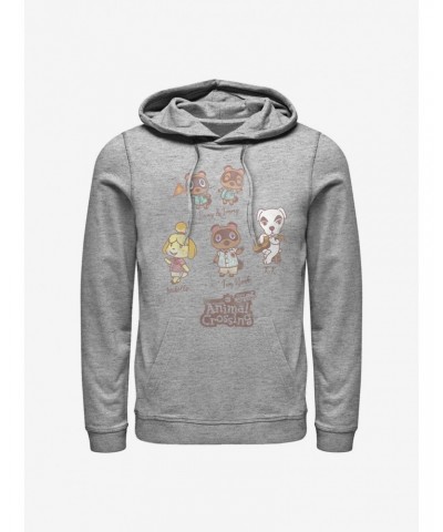 Animal Crossing Character Textbook Hoodie $13.20 Hoodies