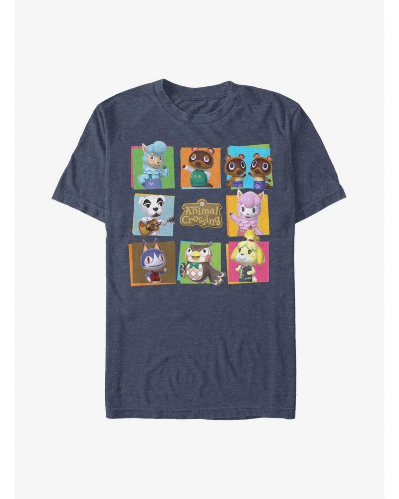 Nintendo Animal Crossing Island Bunch T-Shirt $7.03 T-Shirts