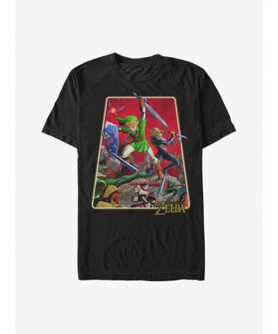 Nintendo Zelda Zelda Battle T-Shirt $7.70 T-Shirts