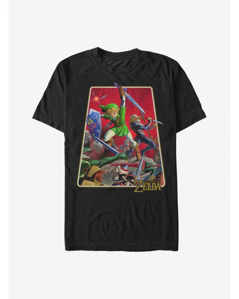 Nintendo Zelda Zelda Battle T-Shirt $7.70 T-Shirts