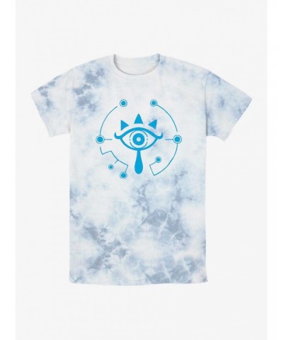 The Legend of Zelda Sheikah Eye Symbol Tie-Dye T-Shirt $7.07 T-Shirts