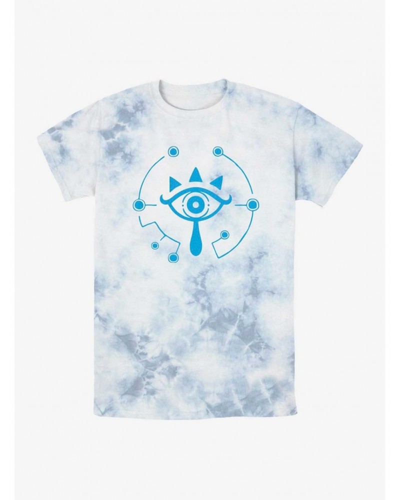 The Legend of Zelda Sheikah Eye Symbol Tie-Dye T-Shirt $7.07 T-Shirts