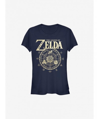 Nintendo The Legend Of Zelda Emblem Cir Girls T-Shirt $6.27 T-Shirts