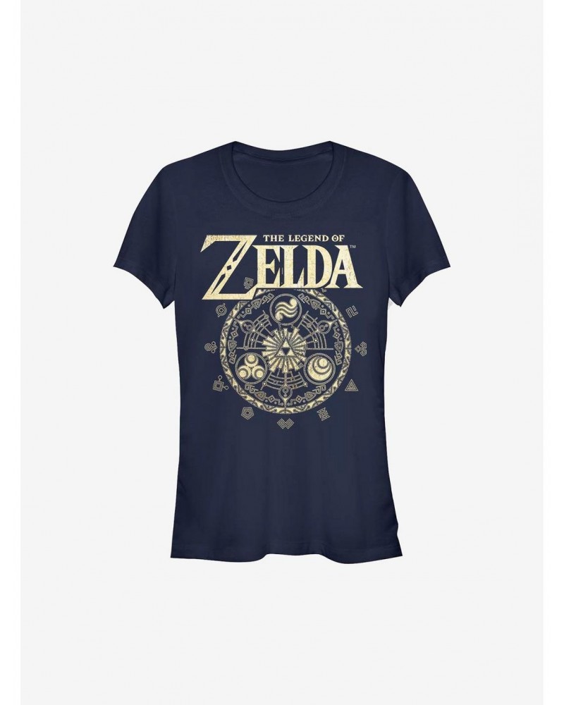 Nintendo The Legend Of Zelda Emblem Cir Girls T-Shirt $6.27 T-Shirts