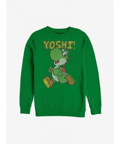 Nintendo Running Yoshi Sweatshirt $7.75 Sweatshirts