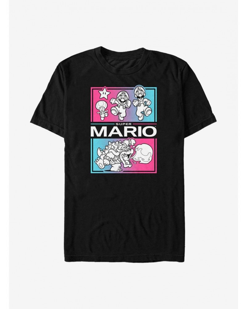 Super Mario Runners Up T-Shirt $8.20 T-Shirts