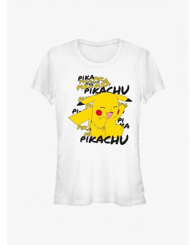 Pokemon Pikachu Cracks A Joke Girls T-Shirt $6.45 T-Shirts