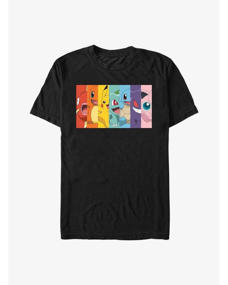 Pokemon Character Panels T-Shirt $7.12 T-Shirts