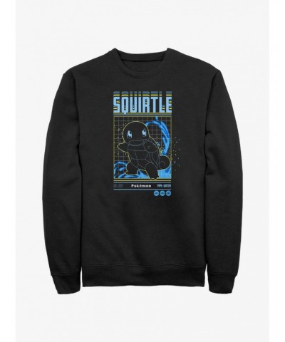 Pokemon Squirtle Grid Sweatshirt $9.30 Sweatshirts