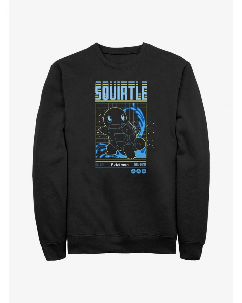 Pokemon Squirtle Grid Sweatshirt $9.30 Sweatshirts