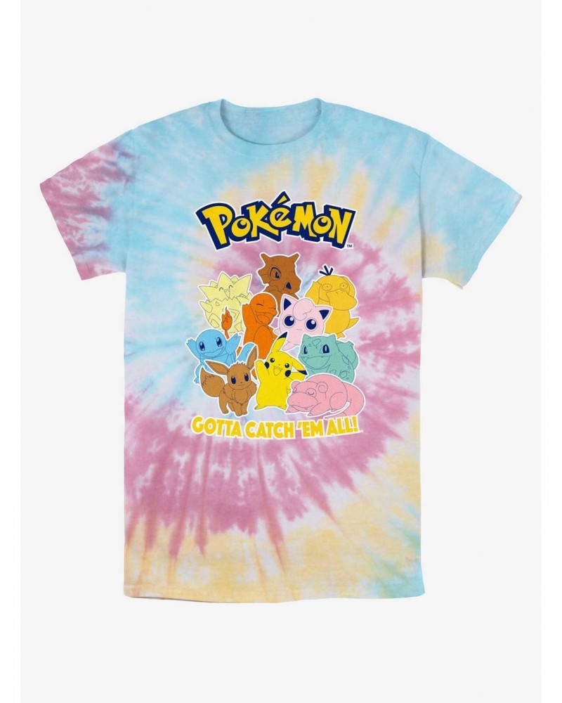 Pokemon Gotta Catch 'Em All Tie-Dye T-Shirt $6.89 T-Shirts