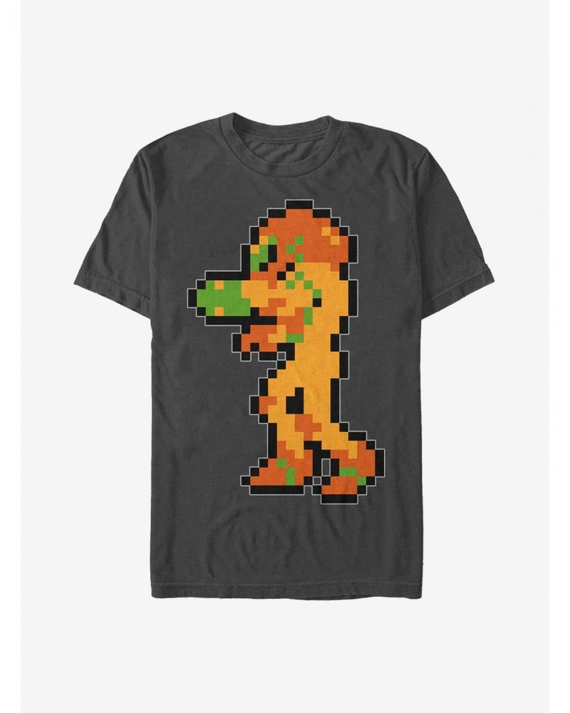 Nintendo Metroid Samus Pixels T-Shirt $8.37 T-Shirts