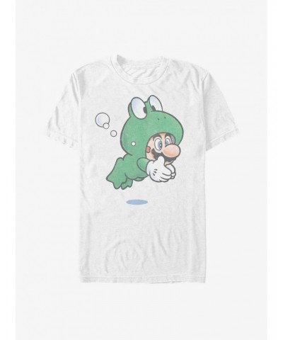 Mario Frog Mario Extra Soft T-Shirt $8.58 T-Shirts