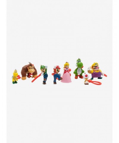 Super Mario Character Blind Bag Figural Key Chain $3.12 Key Chains